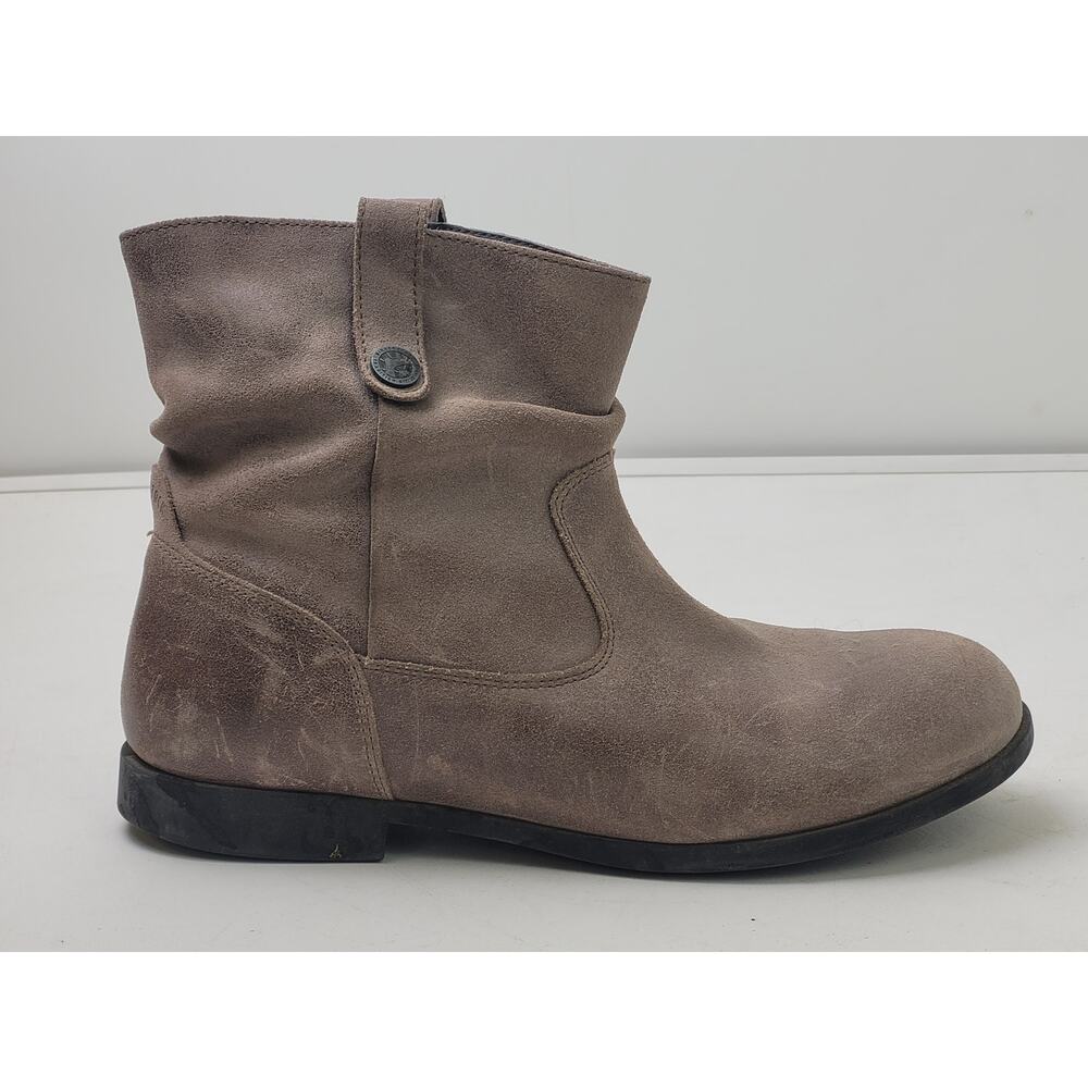 Birkenstock Boots Sarnia Slouch Waxed Suede Women's Sz 38 (7) - Picture 3 of 8